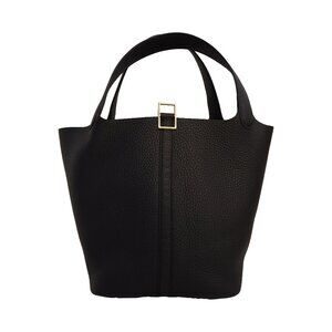 Hermes Picotin Lock 22P Gold Hardware Black